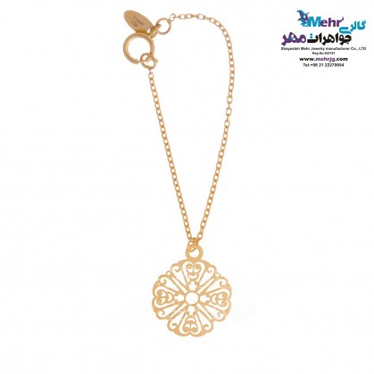 Gold Watch Pendant - Slimy Design-MW0294